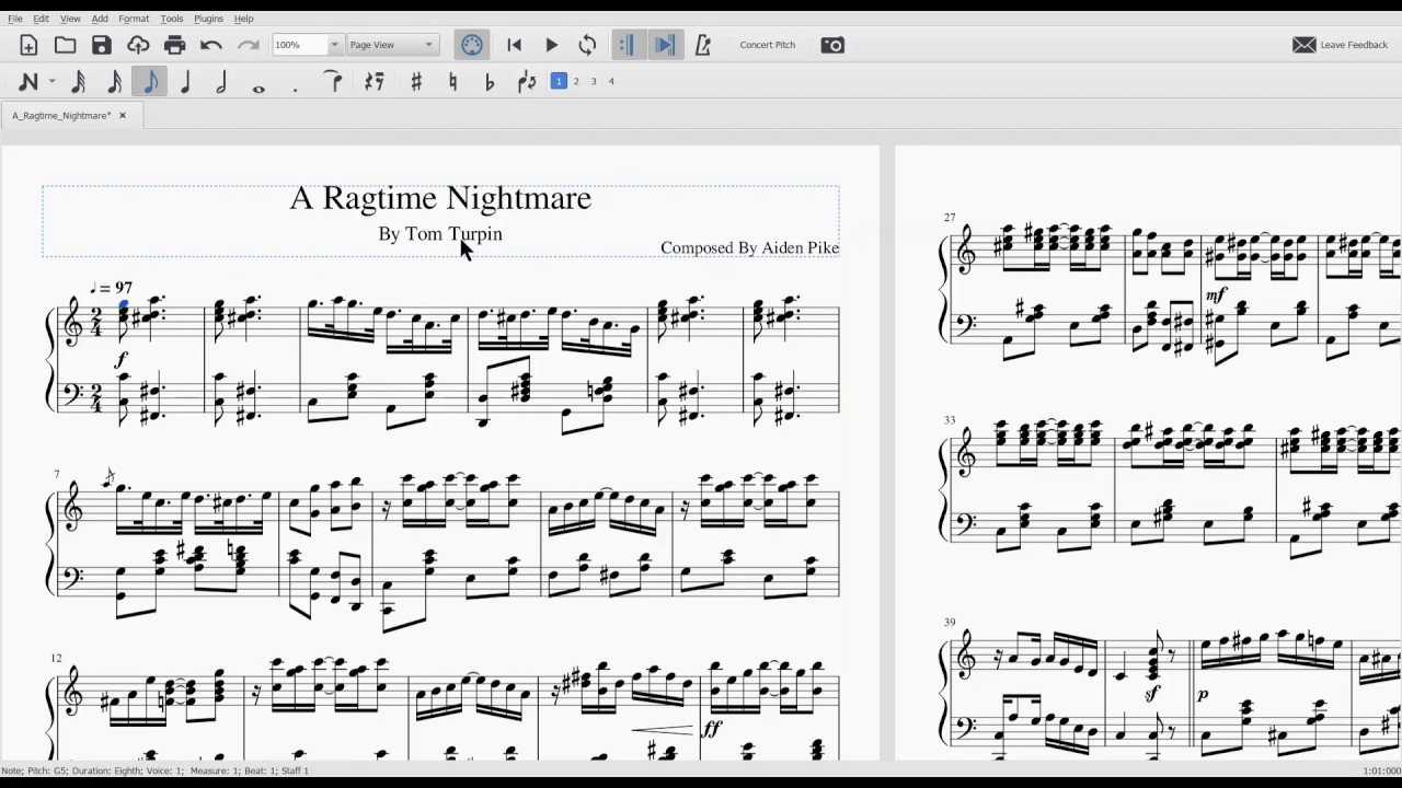 A Ragtime Nightmare
