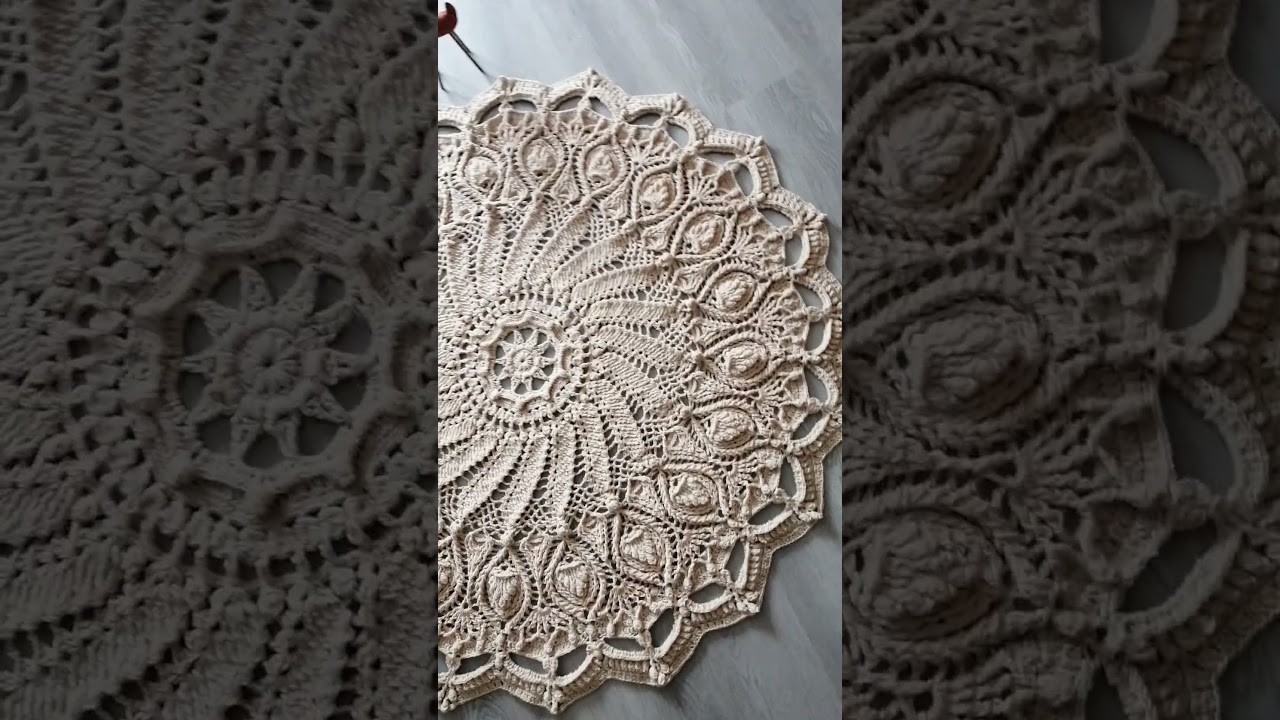 Crochet home rug 