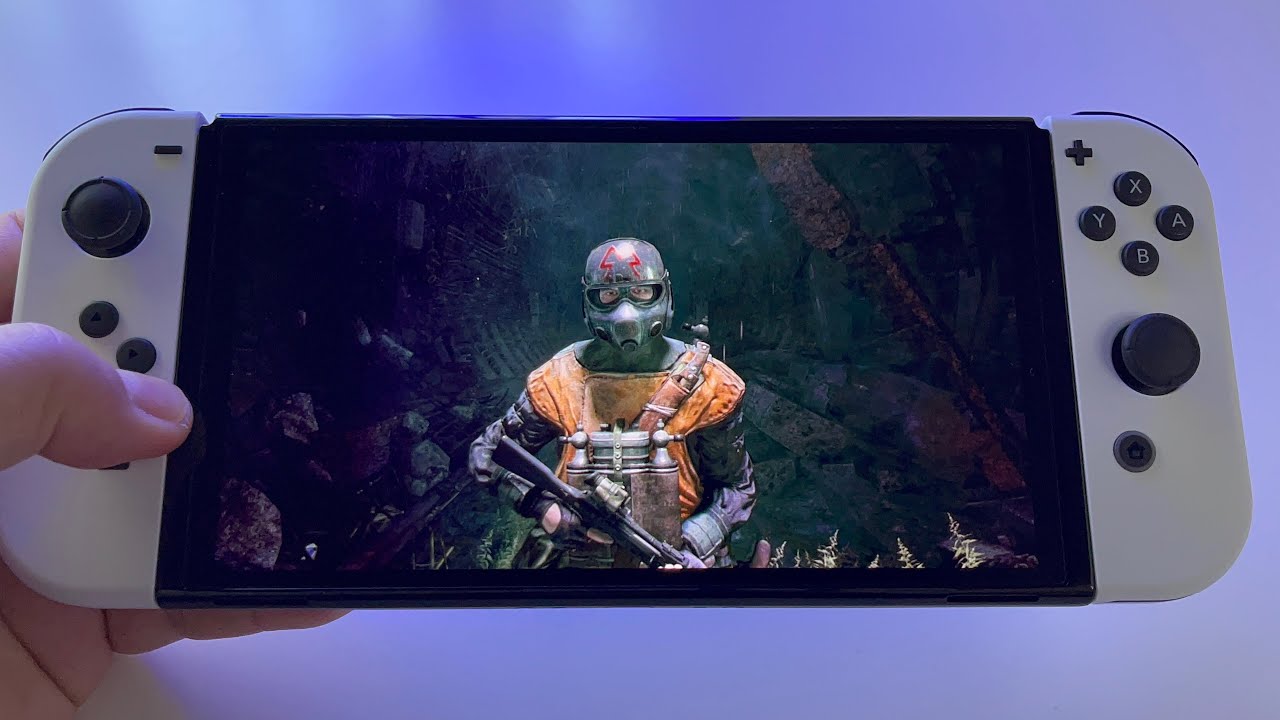 Metro: Last Light Redux | Switch OLED gameplay
