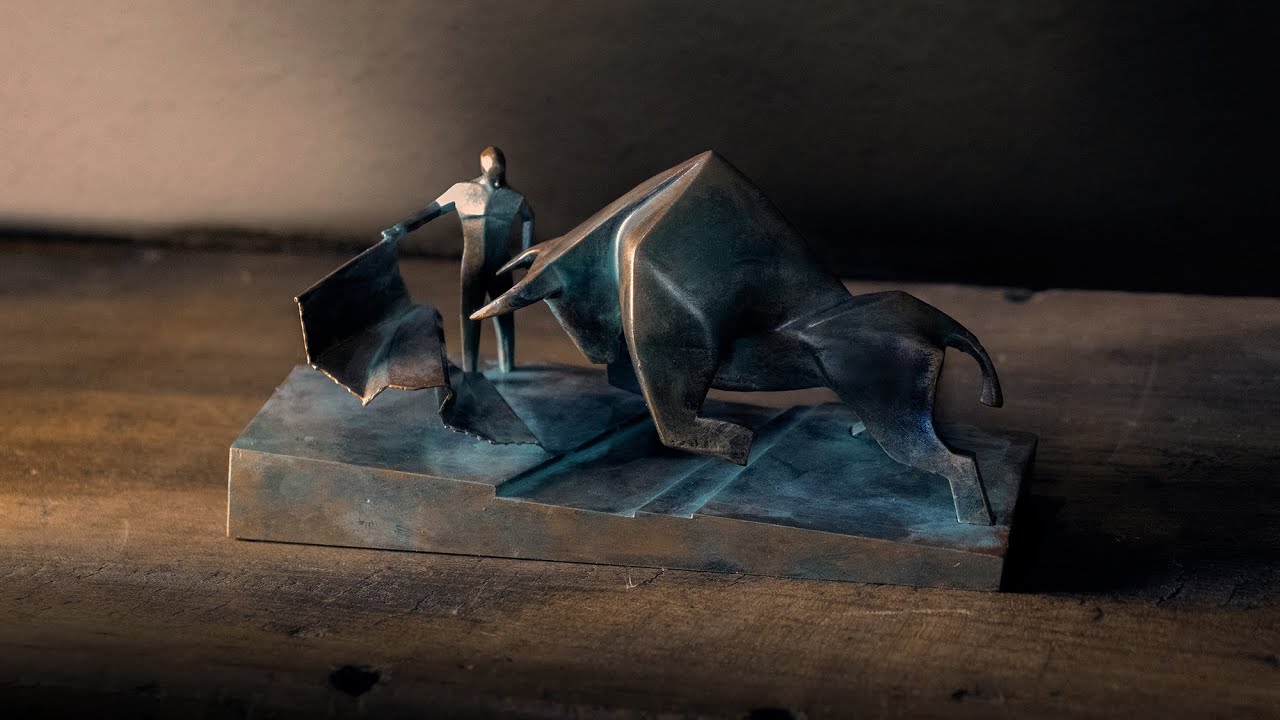 How to Paint Aged Bronze - Bull Statue from Dune (2021)