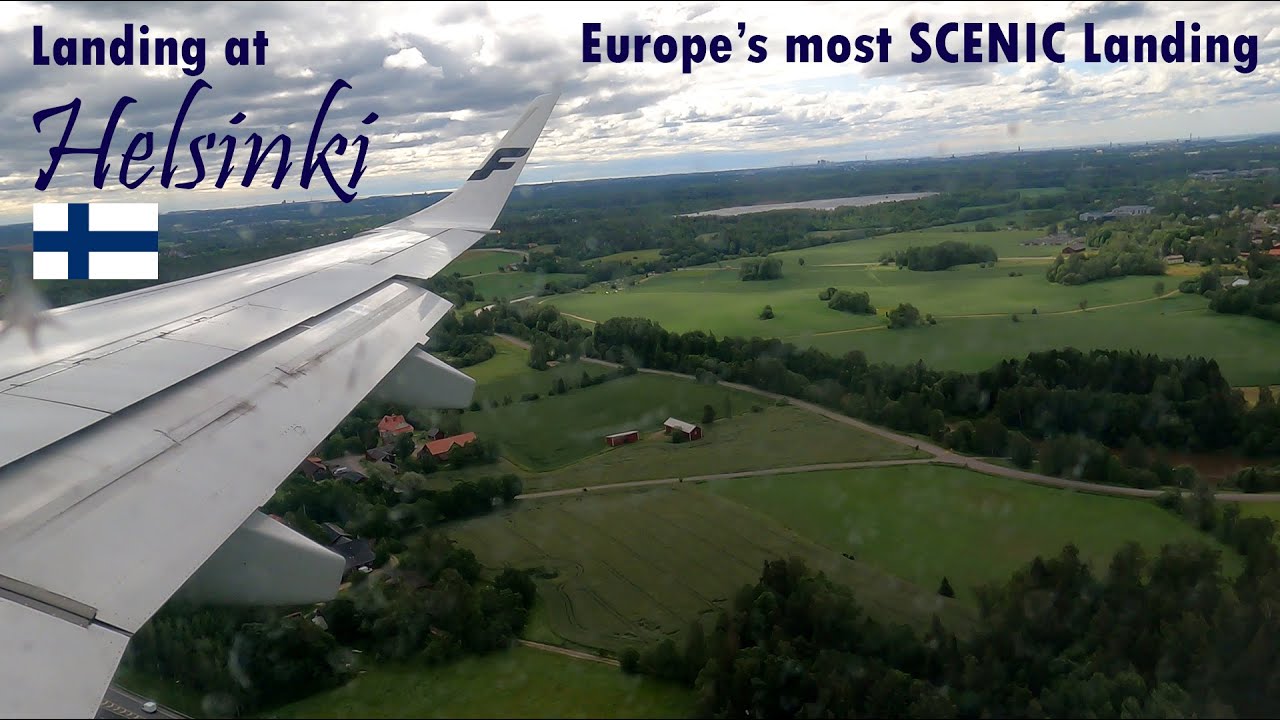 Landing at Helsinki Vantaa Airport | Most Scenic Landing in Europe