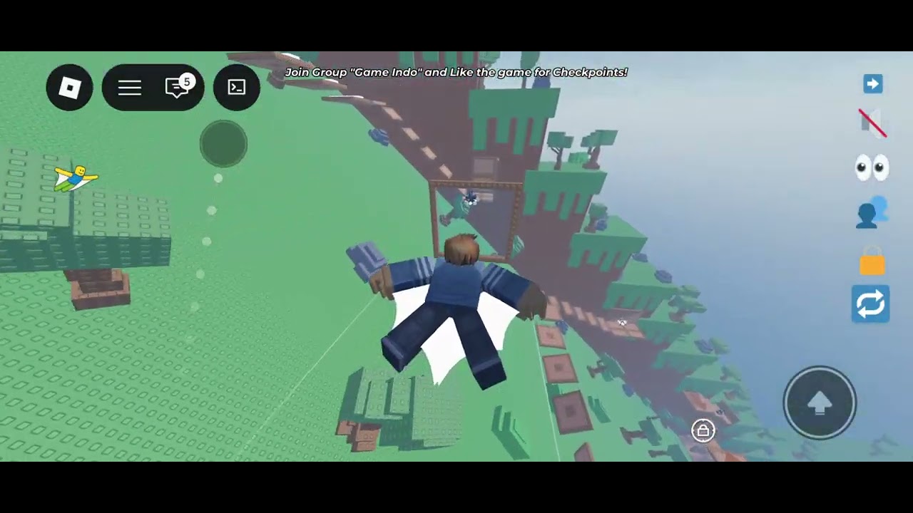 Trying to complete glide tower (part 1) #roblox #gaming 