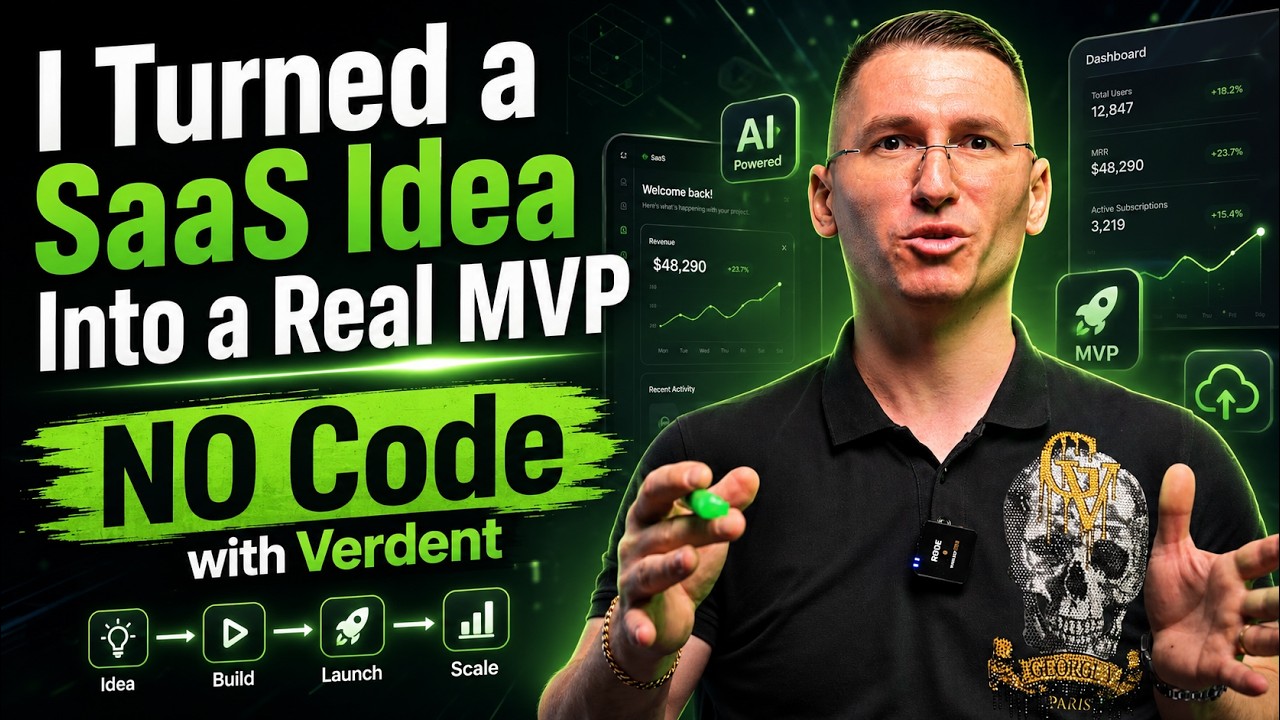 Как я превратил SaaS-идею в настоящий MVP без написания кода с помощью Verdant