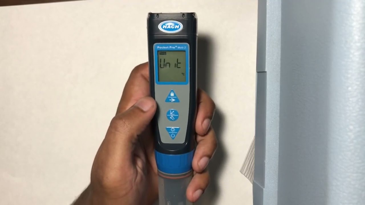 Resetting the Hach PocketPro