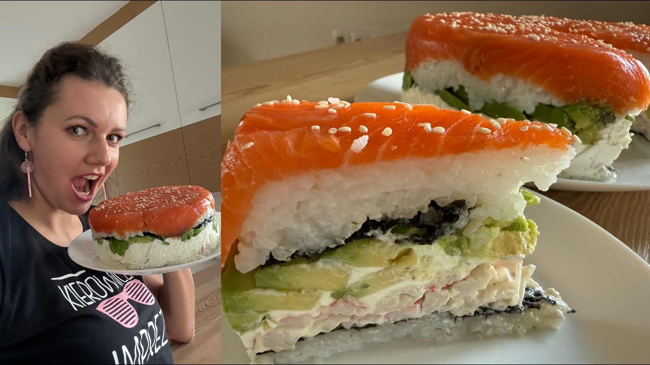 Sushi tort! Musisz koniecznie go spróbować!