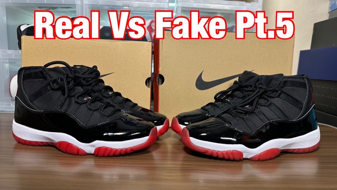 Air Jordan 11 BRED: оригинал против подделки. Часть 5.