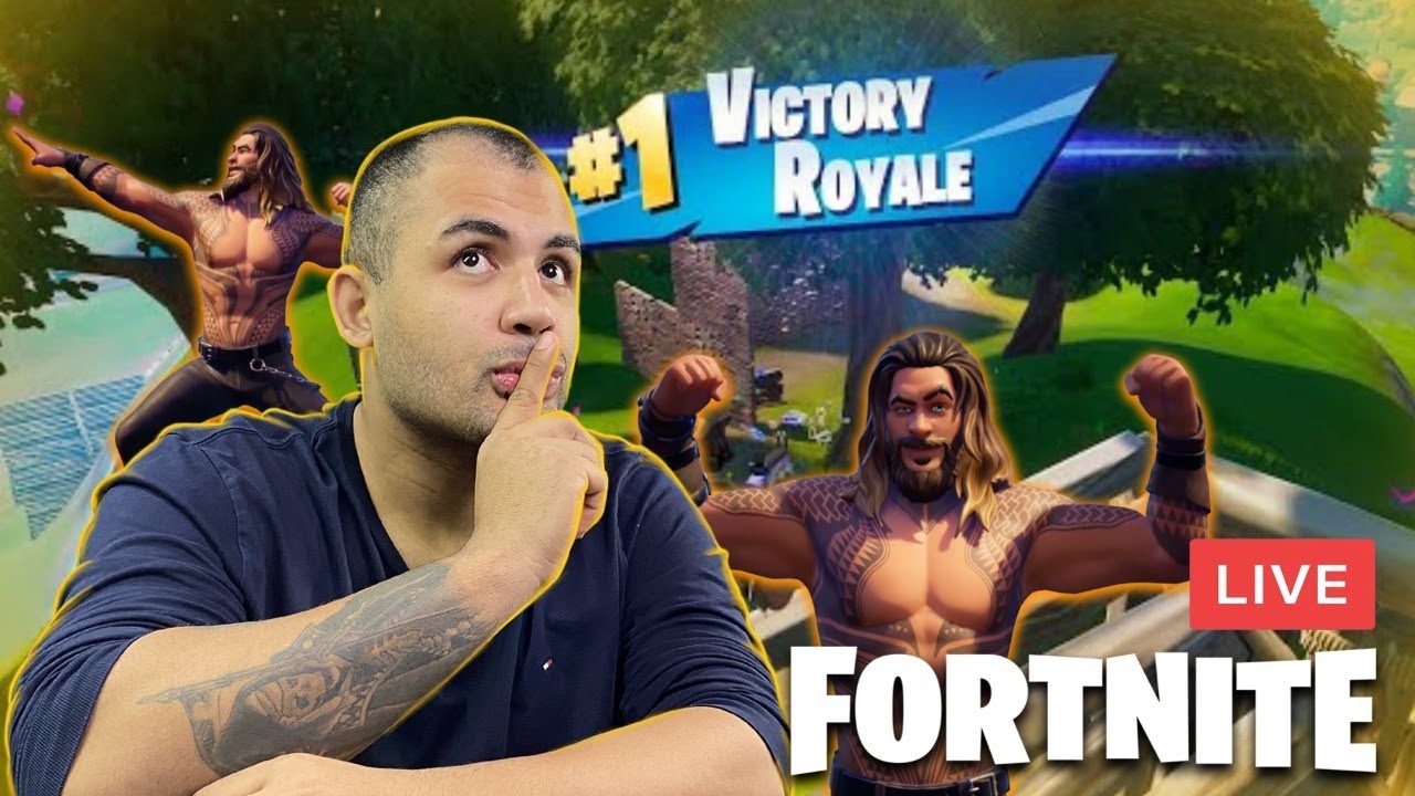 FORTNITE AO VIVO COM STREAMER PROFISSIONAL