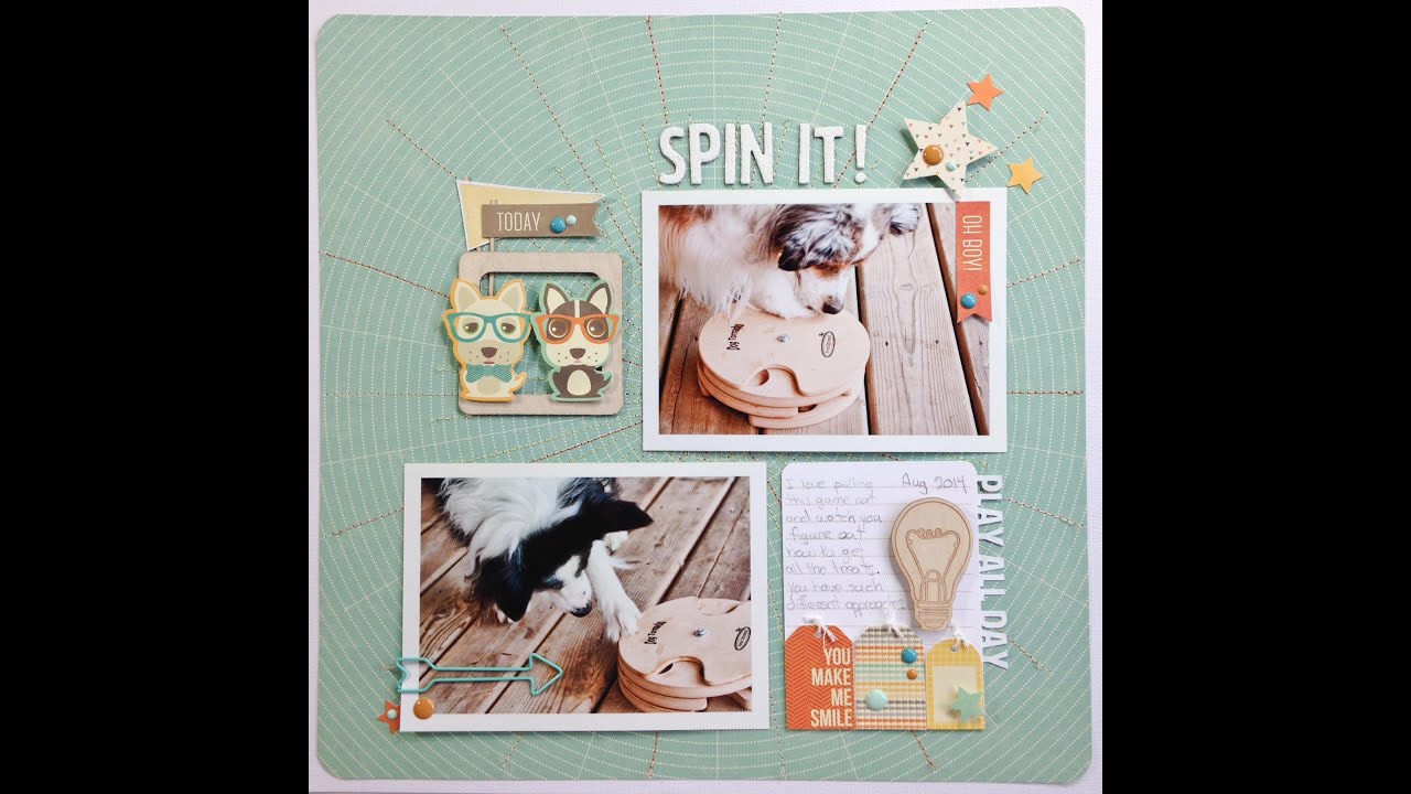 spin it! -Scraptastic Club- process video