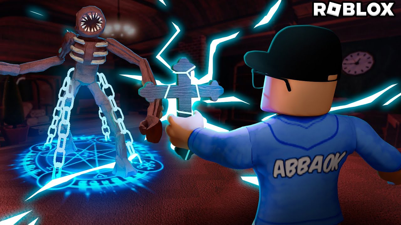 Ich benutze den Kruzifix in Tür 50 gegen Figure in Doors!