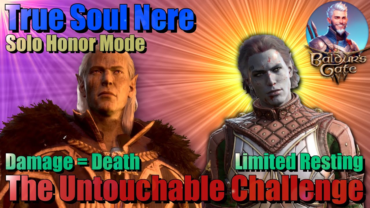 BG3 Solo Honor Mode: True Soul Nere - No Damage Taken? No problem! (Untouchable)