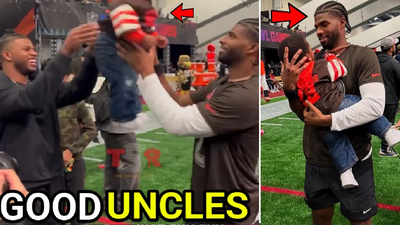 Шедур Сандерс и его братья Деон, Шило и Баки-младший — все они замечательные дяди для сына своей ...