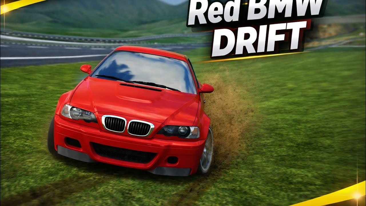 Red BMW Drift 