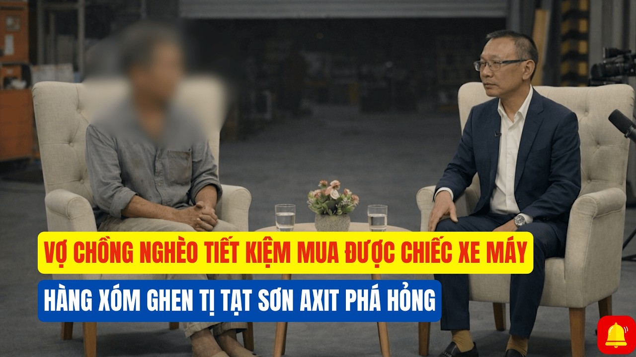 Vợ Chồng Nghèo Tiết Kiệm Mua Được Chiếc Xe Máy - Hàng Xóm Ghen Tị Tạt Sơn Axit Phá Hỏng