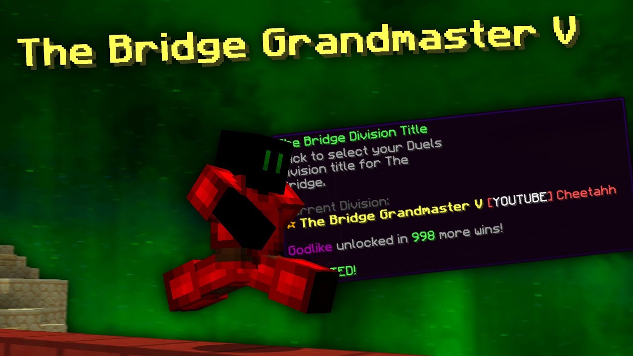 Hitting GRANDMASTER V In Hypixel BRIDGE - Stream highlights