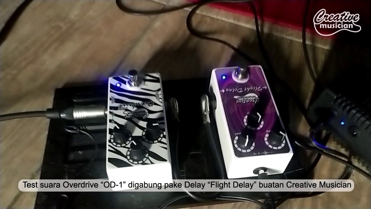 Contoh suara Efek Gitar Overdrive CM Pedal
