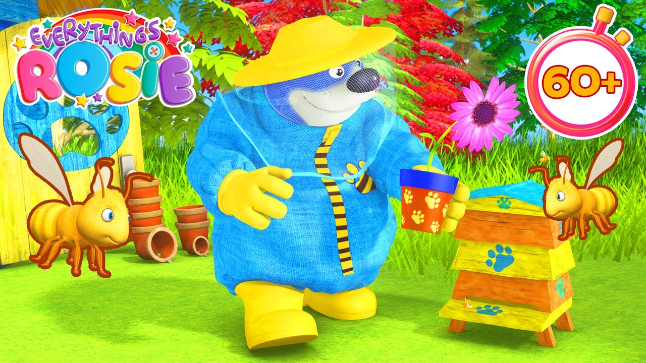 1 sat najboljeg dečijeg crtaća | Pomozite da se pčele vrate kući! 🐝🐝🌷