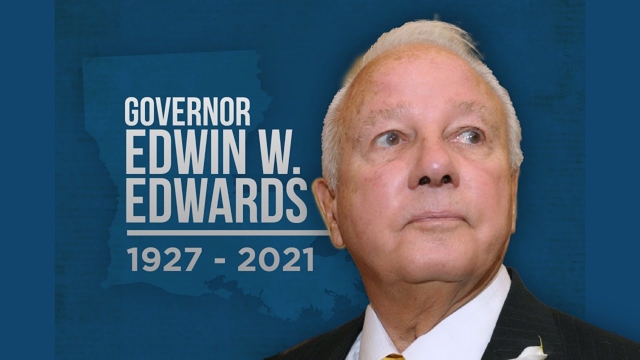 Former Governor Edwin Edwards lies in honor in Memorial Hall at the Louisiana State Capitol