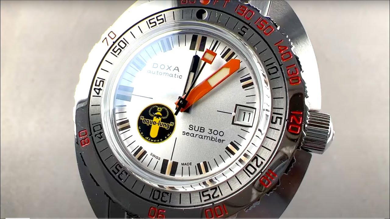 Doxa Sub300 Searambler Aqua Lung 820.10 Doxa Watch Review