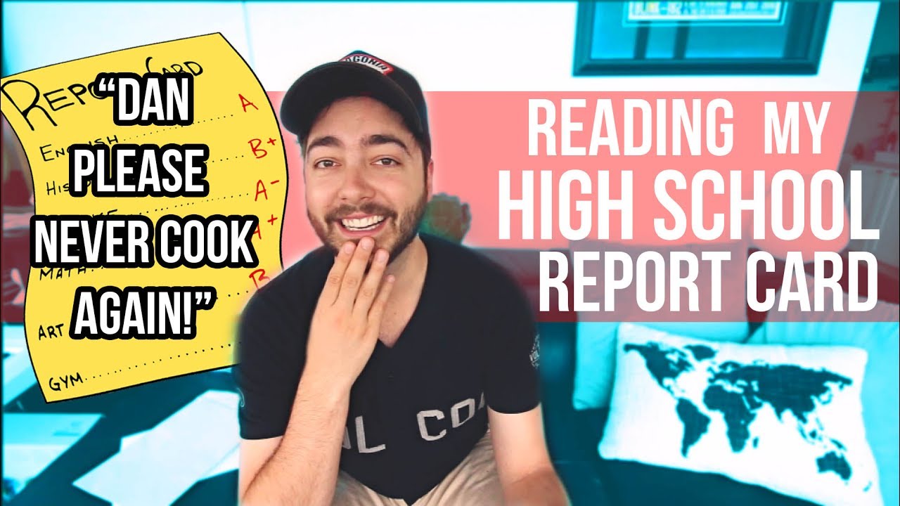 READING MY HIGH SCHOOL REPORT CARD!
