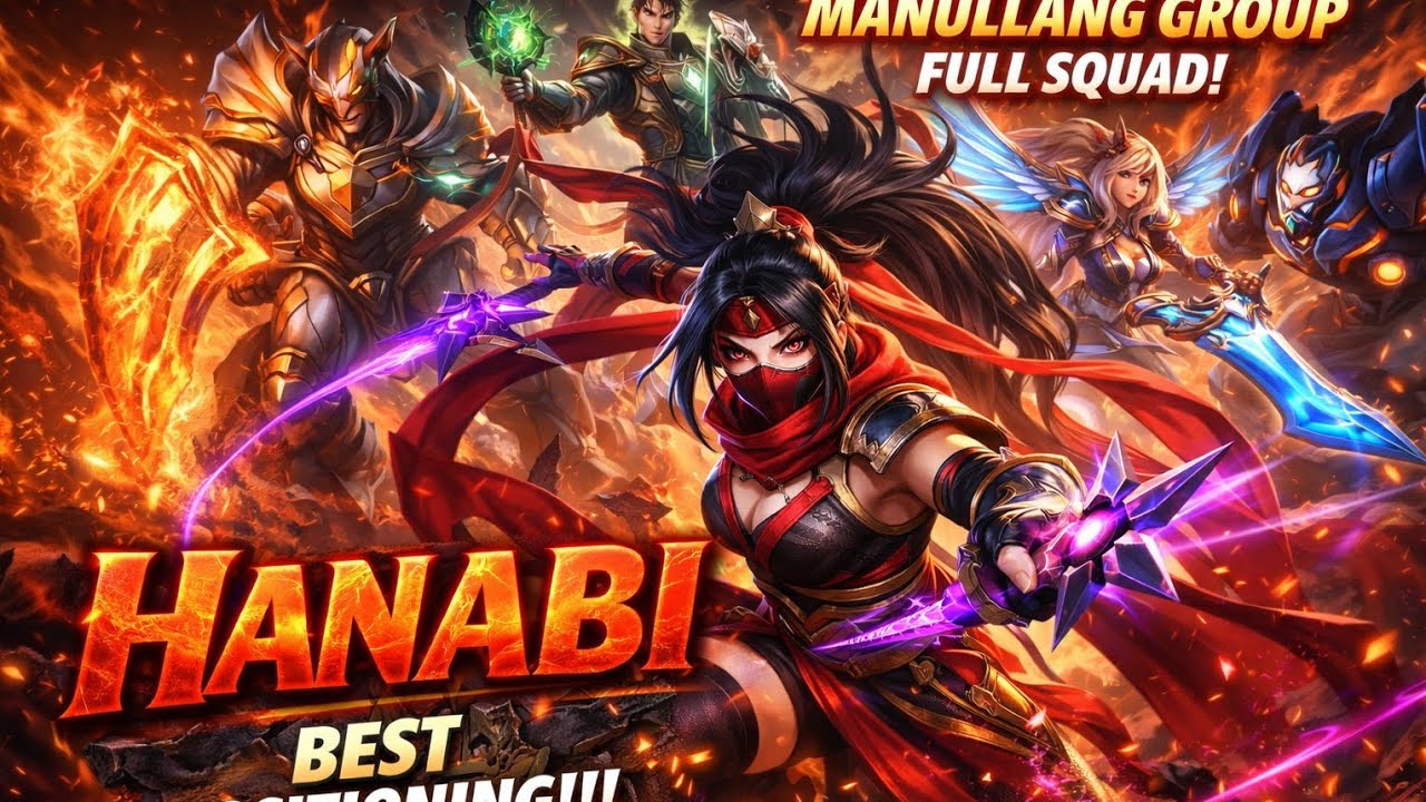 Full squad Manullang group, party rank.Hanabi tak ada counter!!!