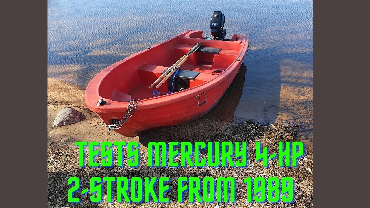 Tests Mercury 4-hp  2-stroke from 1989