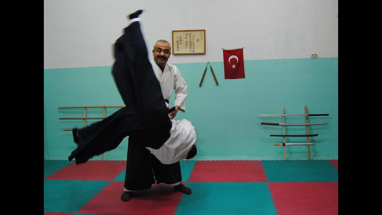 AİKİDO TEKNİKLERİ - (ayak bıçak bilek silah tekme yumruk savunma)
