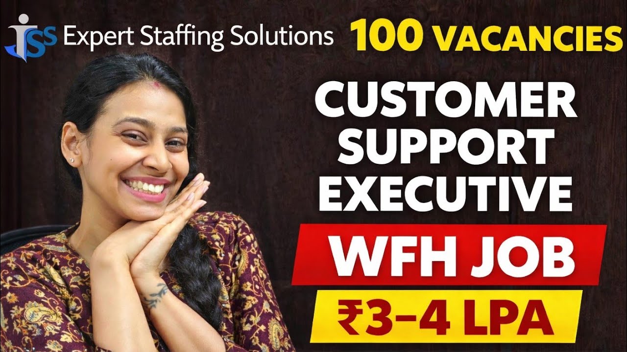 Customer Support Executive | Work From Home | International Voice | Salary Up to ₹4 LPA |Hiring 100+