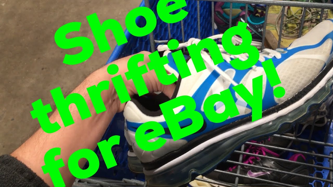 Thrifting for shoes to sell on eBay #17