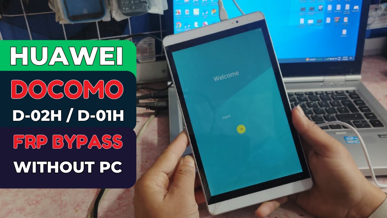 Huawei Docomo Dtab D-02H / D-01H FRP Bypass Without PC | Unlock Huawei D-02H FRP | Only GSM