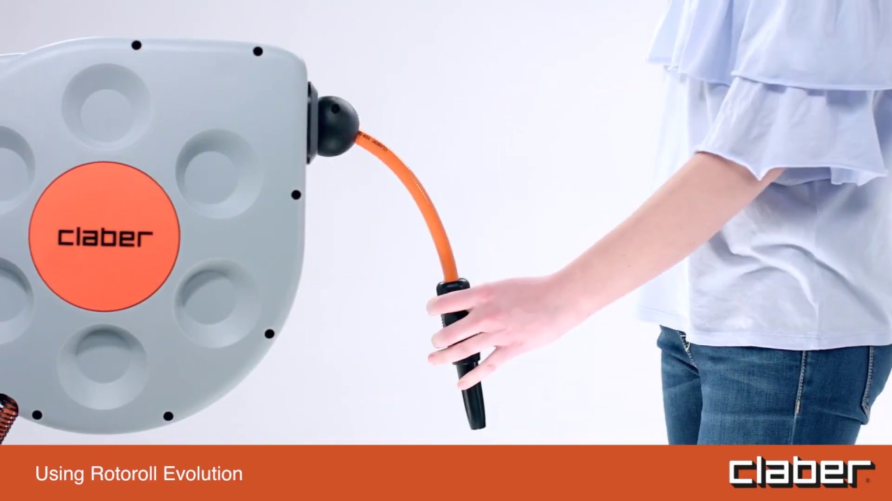 Claber Rotoroll Evolution Automatic Rewind Hose Reel