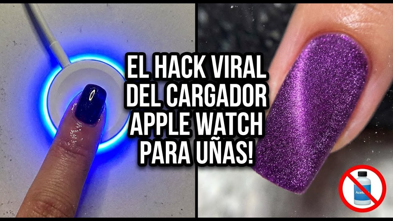 ¡La iManicura! 💅 El Hack Viral del Cargador Apple Watch para Uñas 