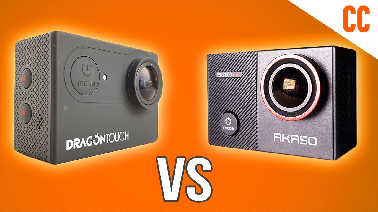 Akaso EK7000 vs DragonTouch Vision 4K - Comparison 4K Test Footage