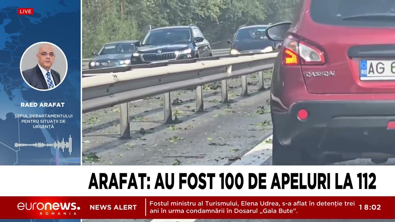 Cod roșu de vijelie în București. O femeie a murit după ce un acoperiș a fost smuls de vânt