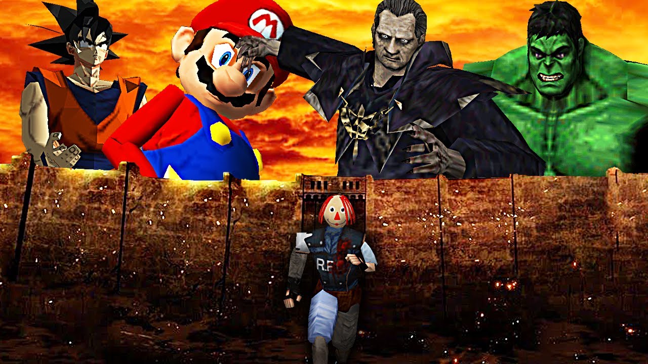 RESIDENT EVIL 2 But it's ruined by mods || Mario, Goku, Saddler, Hulk & More || CHAOS MOD (DEMO)