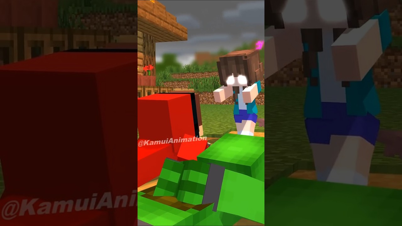 Raising blind Baby - MAIZEN Minecraft Animation #shorts