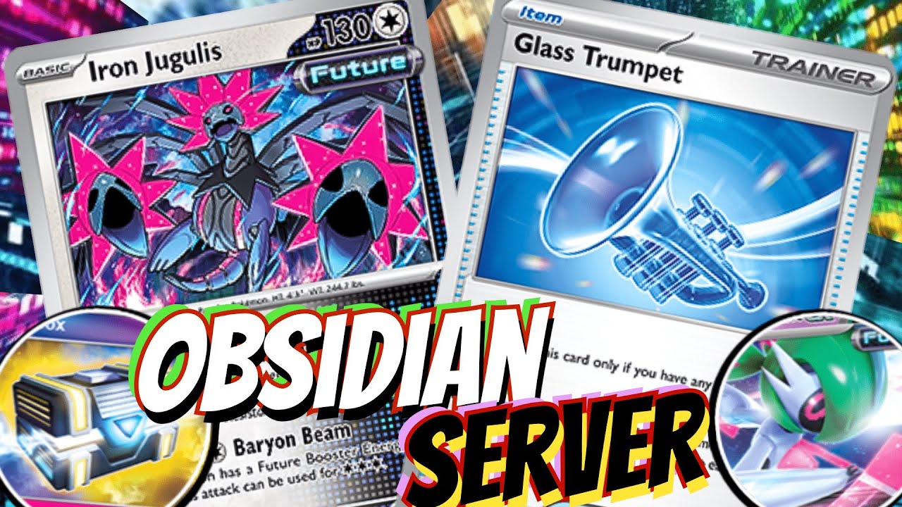 Turn 1 Multi-KO Snipe W/ Cassiopeia's Iron Jugulis! 🎺🤖 Secret Box & Iron Valiant ex. PTCGL Obsidian