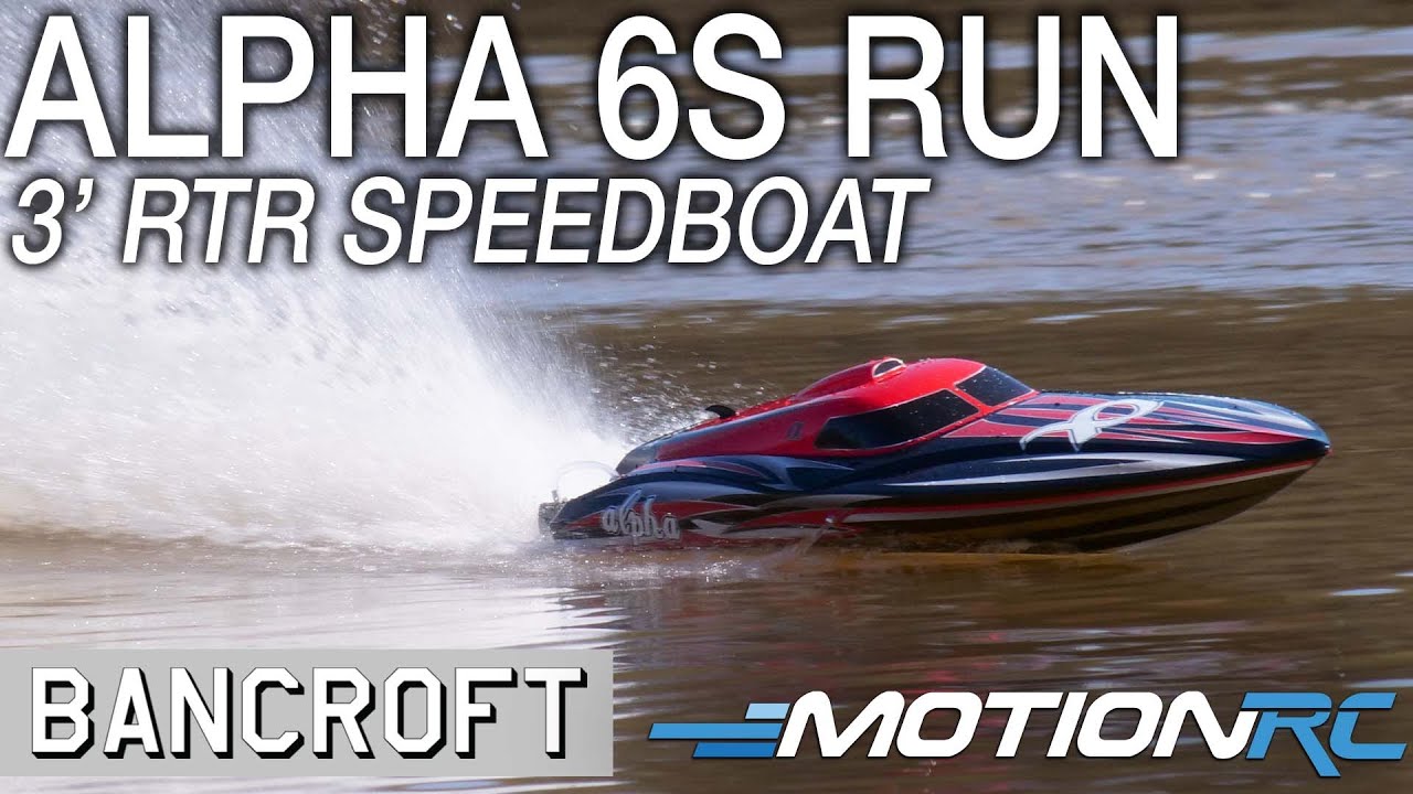 Raw 6S Run of the Bancroft Alpha Extreme Deep V Racer 37.4