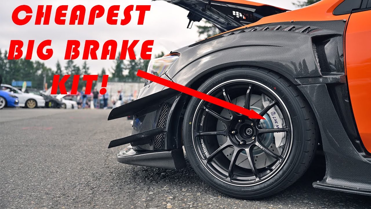 Install the CHEAPEST and BIGGEST BRAKE KIT for WRX