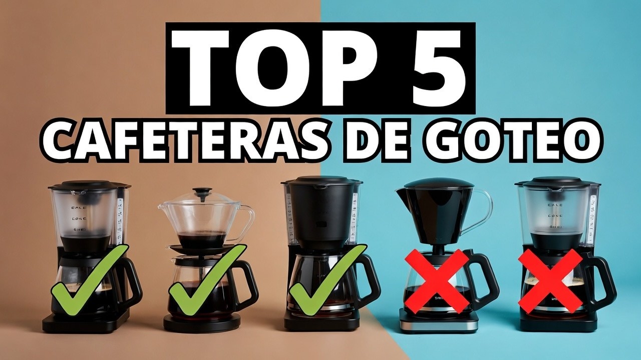 ¿Qué Cafetera de Goteo Comprar en 2026? ☕ Las 5 MEJORES Cafeteras Programables | Guía Completa