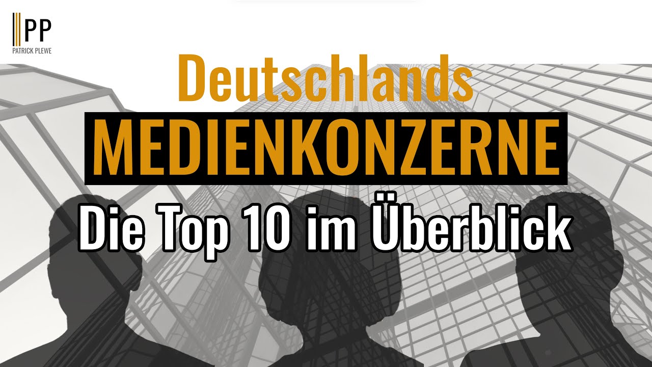Die 10 größten Medienkonzerne Deutschlands