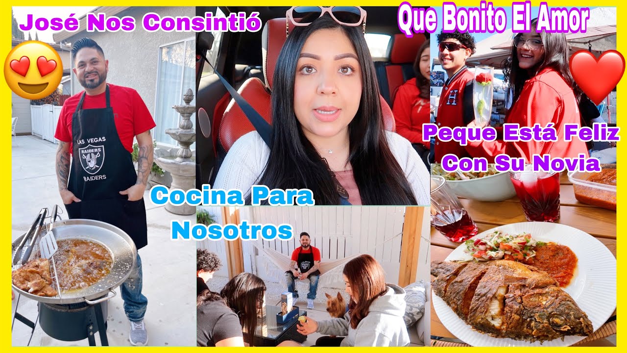 Peque Muy Feliz Con Su Novia🥺❤️José Nos Cocino Pescados En El Caso😋Vamos A Una Tienda Coreana 😅