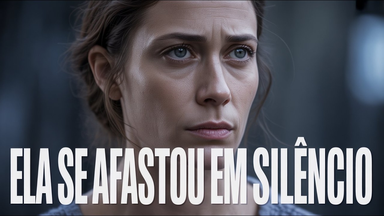 Ela não se afasta de repente Ela se afasta aos poucos.