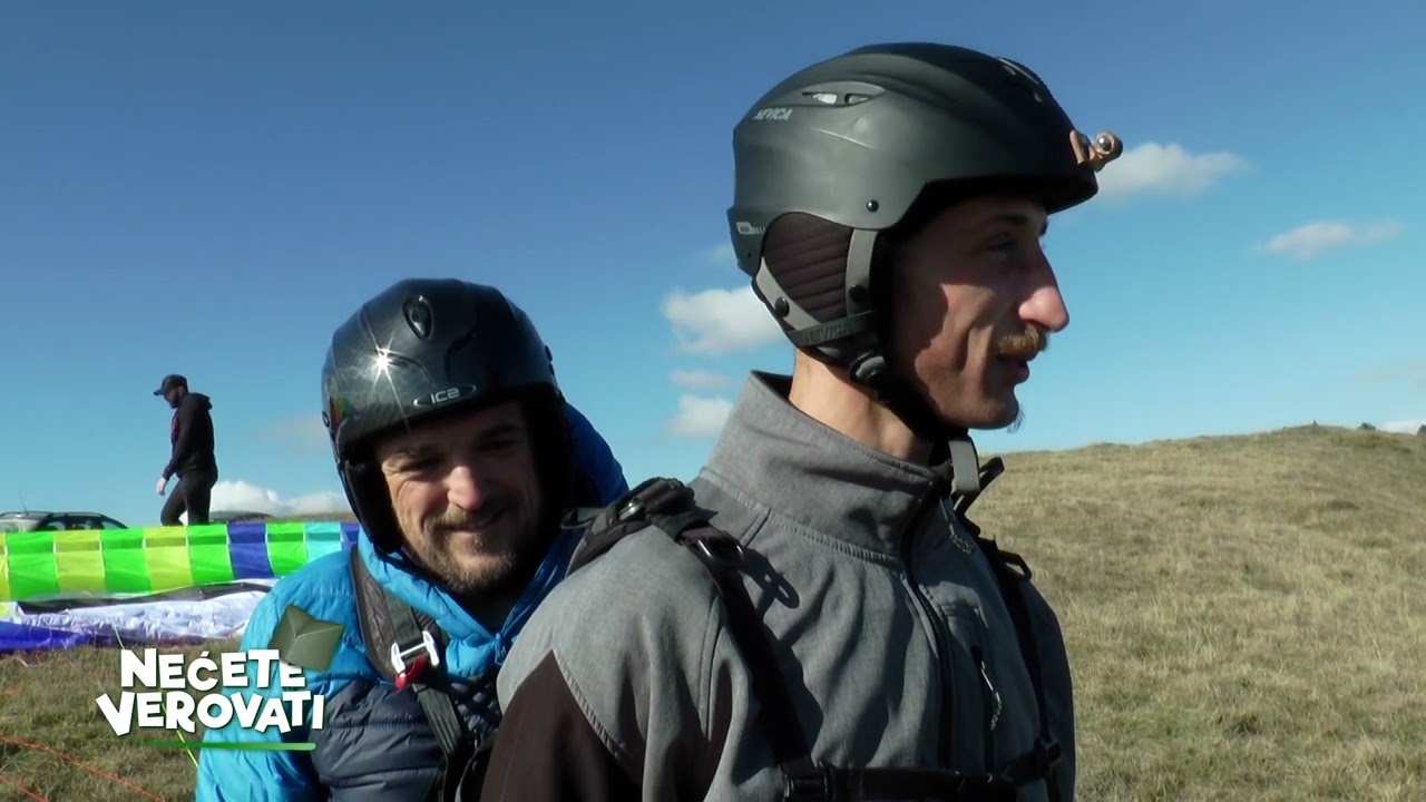 NEĆETE VEROVATI - Marko Poledica iz Arilja, iako je OSI odvažio se i poleteo paraglajderom