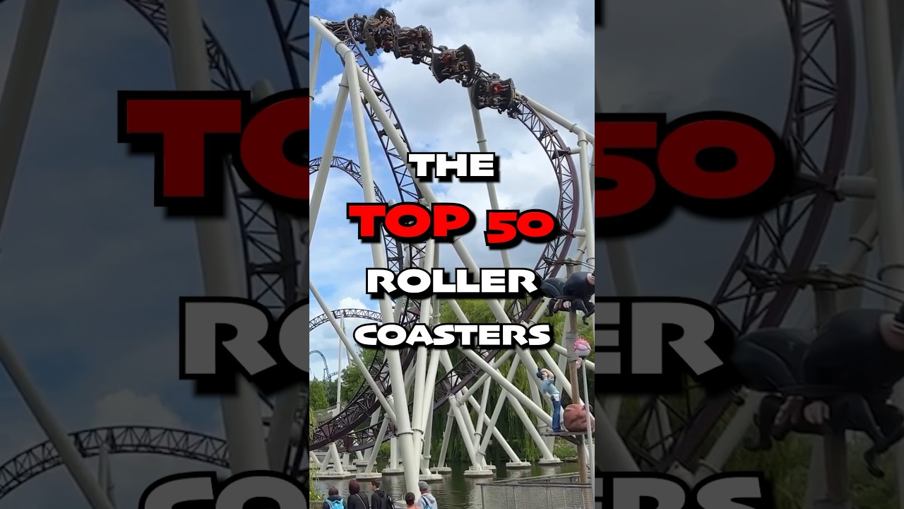Top 50 Roller Coasters In Europe 🌍 20-16 #rollercoaster #europe