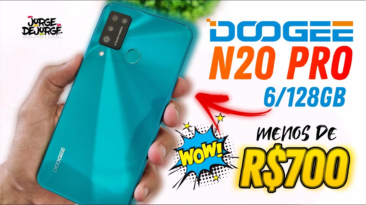 ★ Esse é barato! DOOGEE N20 Pro 6/128 — menos R$700