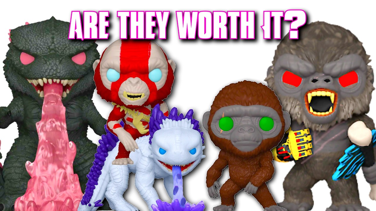 Стоит ли их коллекционировать? Обзор всех фигурок Godzilla X Kong: The New Empire Funko Pops
