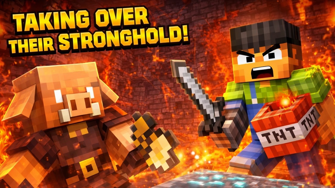 I Took Over A Bastion! Episode 3 ( Minecraft Letsplay )