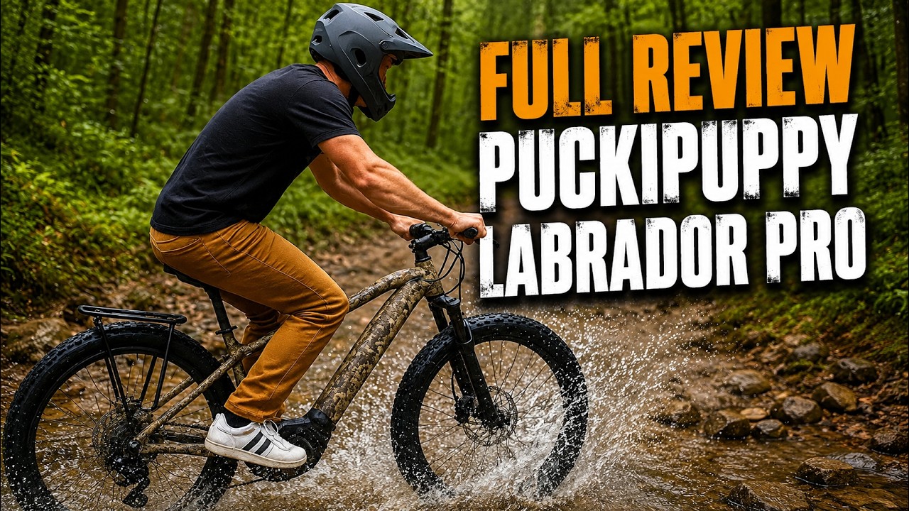 Обзор электровелосипеда Puckipuppy Labrador Pro | Тест-драйв и обзор электровелосипеда Labrador P...