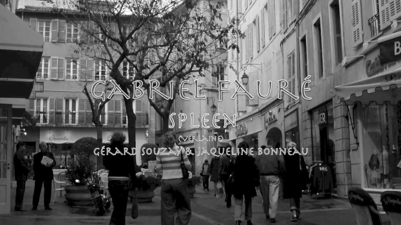 Gabriel Fauré: Il pleure dans mon coeur (Gérard Souzay)