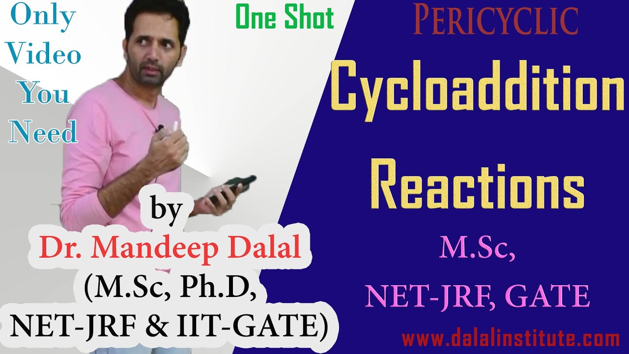 Cycloaddition Reactions: Pericyclic Mechanisms in Organic Chemistry for CSIR UGC NET JRF, GATE, M.Sc